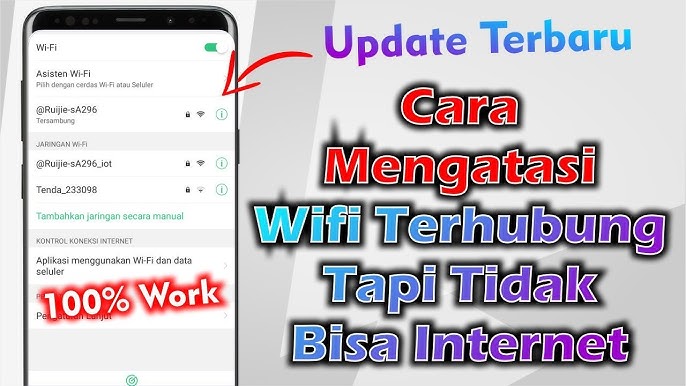 WiFi Nyambung Tapi Internet Bengong