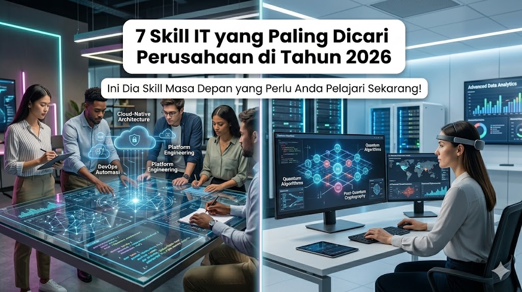 7 skill IT yang paling dicari perusahaan di tahun 2026