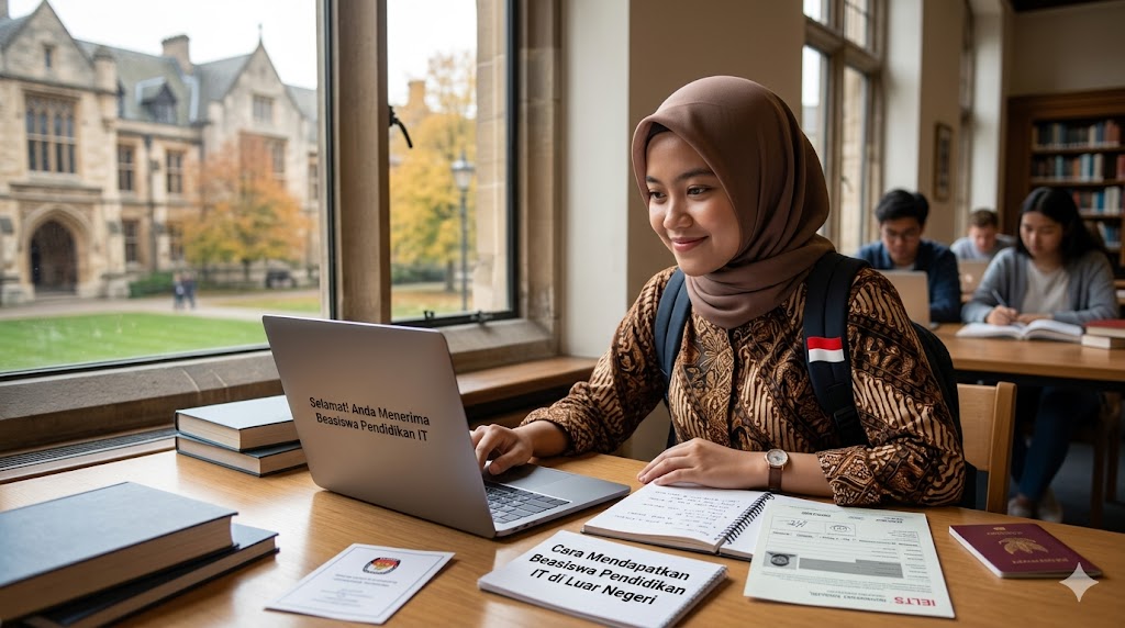 cara mendapatkan beasiswa pendidikan IT di luar negeri