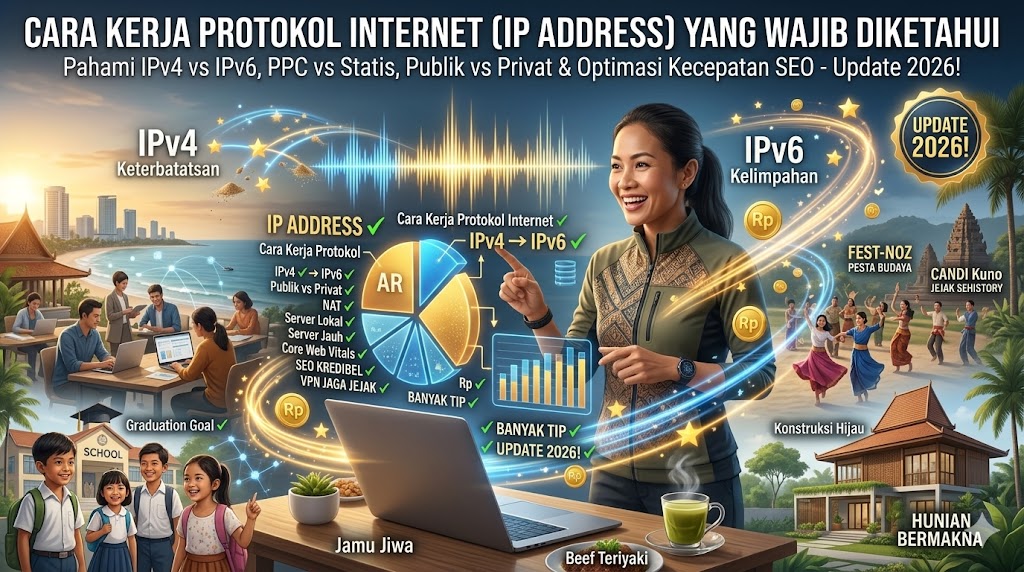cara kerja protokol internet (IP Address) yang wajib diketahui