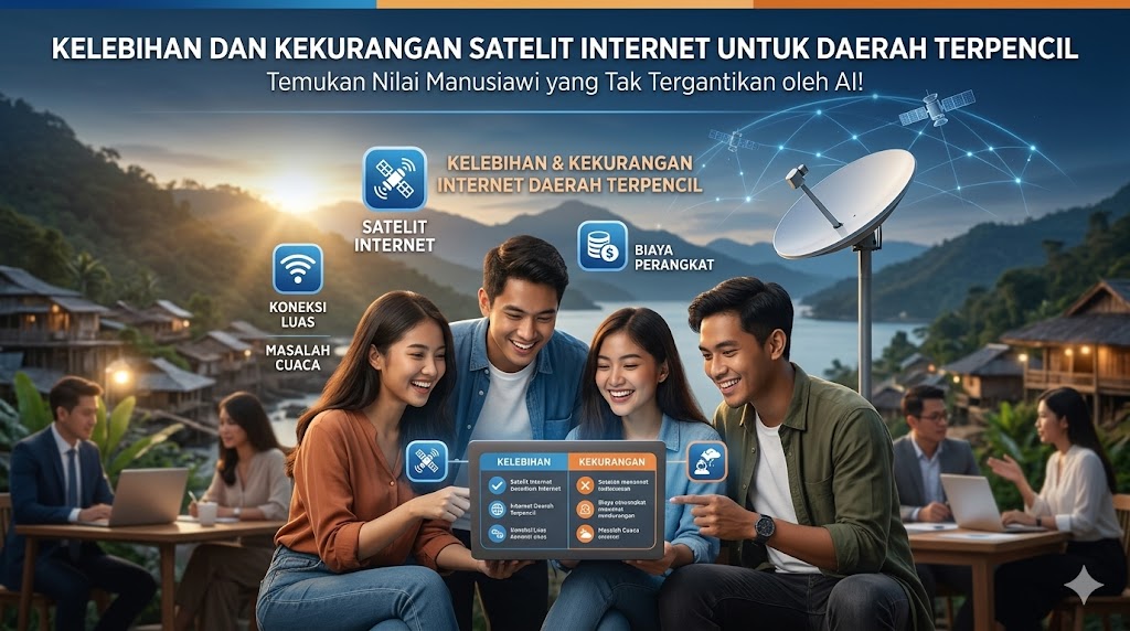 Kelebihan dan Kekurangan Satelit Internet untuk Daerah Terpencil