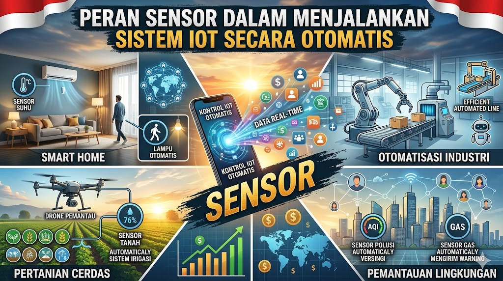 Peran Sensor dalam Menjalankan Sistem IoT Secara Otomatis
