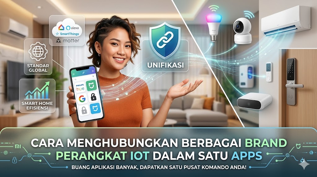 cara menghubungkan berbagai brand perangkat IoT dalam satu apps