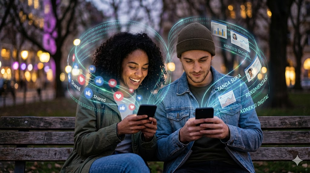 dampak algoritma media sosial terhadap interaksi sosial digital