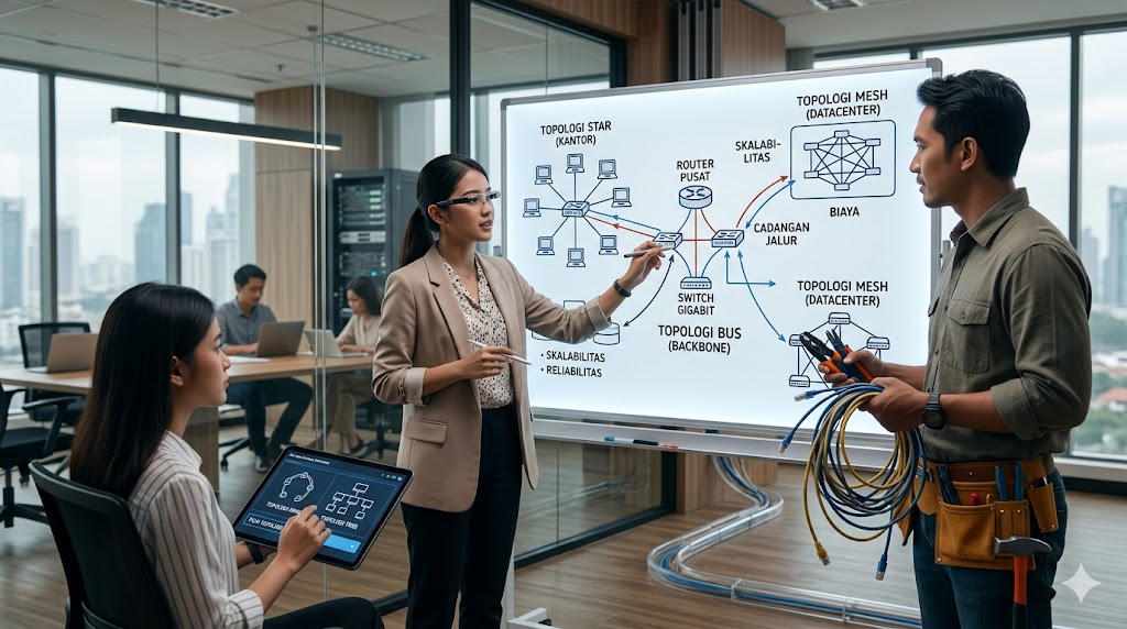 Mengenal Topologi Jaringan Komputer dan Cara Memilihnya